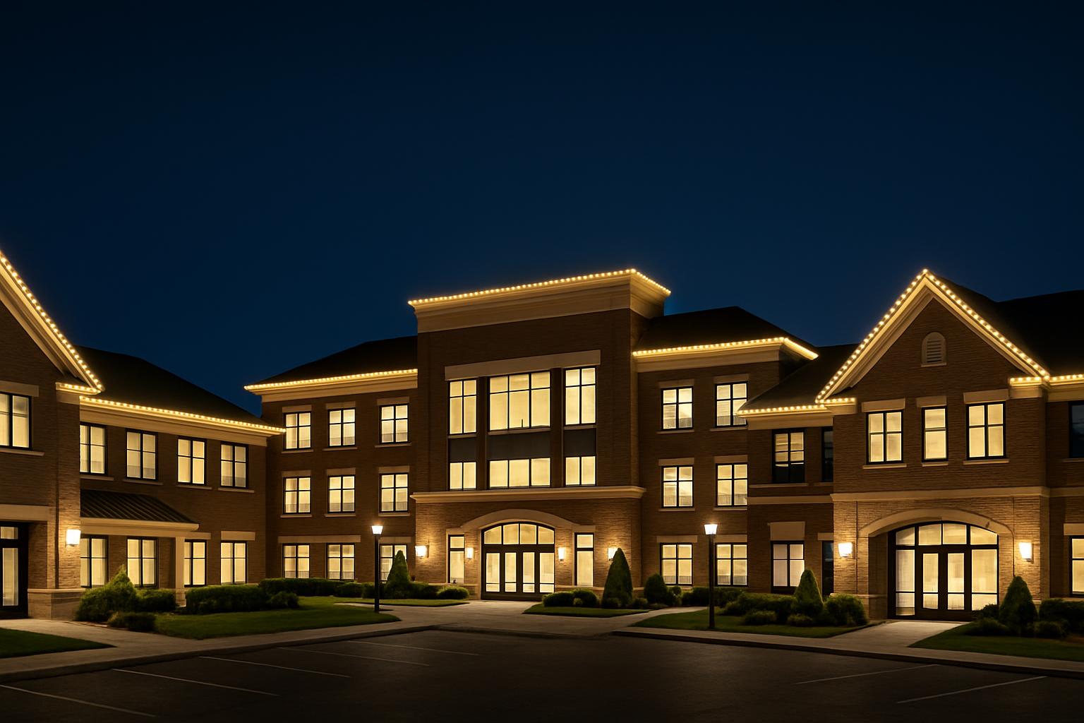 Hartford Insurance Corridor Office Complex commercial lighting project in Hartford, CT